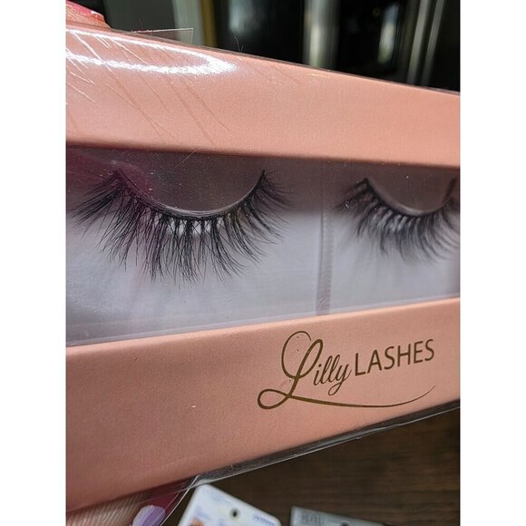 Lilly Lashes Faux Mink 3D Strip Lashes & Ardell Professional Fauxmink Lashes 859 - Picture 3 of 10